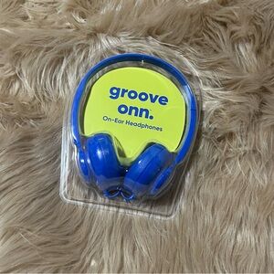 groove onn - Blue On-Ear Headphones Cord